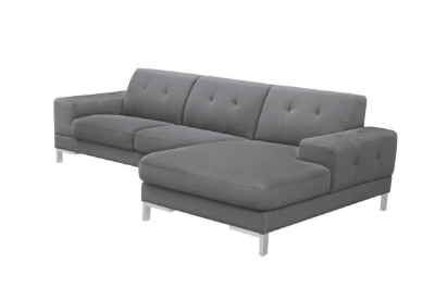 Picture of Divani Casa Forli - Modern Grey Fabric Right Facing Sectional Sofa