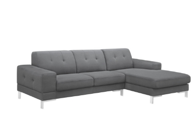 Picture of Divani Casa Forli - Modern Grey Fabric Right Facing Sectional Sofa