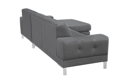 Picture of Divani Casa Forli - Modern Grey Fabric Right Facing Sectional Sofa