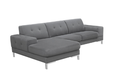 Picture of Divani Casa Forli - Modern Grey Fabric Left Facing Sectional Sofa