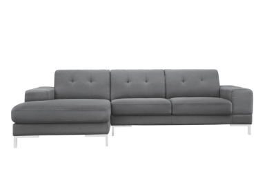 Picture of Divani Casa Forli - Modern Grey Fabric Left Facing Sectional Sofa