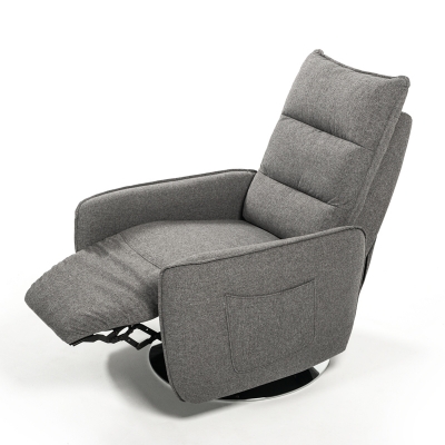 Picture of Divani Casa Fairfax Modern Grey Fabric Recliner Chair