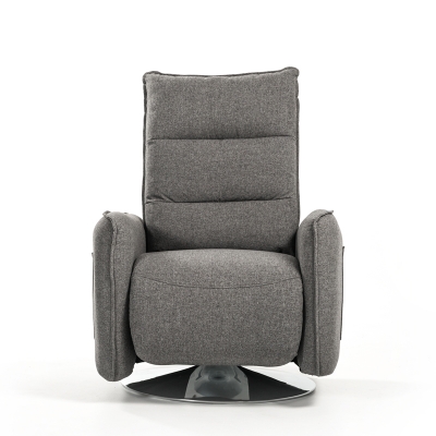 Picture of Divani Casa Fairfax Modern Grey Fabric Recliner Chair