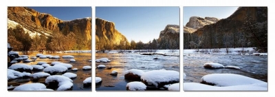 Picture of Modrest Yosemite 3-Panel Photo On Canvas