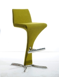 Picture of Modrest Ascella Modern Green Fabric Bar Stool