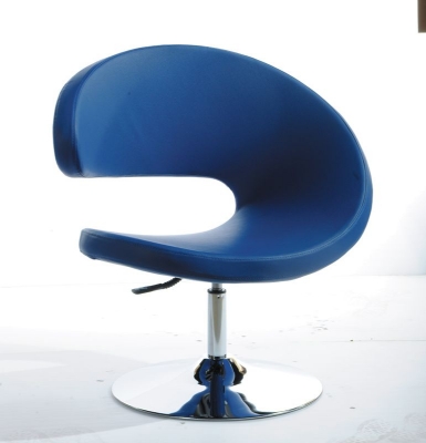 Picture of Modrest Adara Modern Blue Leatherette Lounge Chair