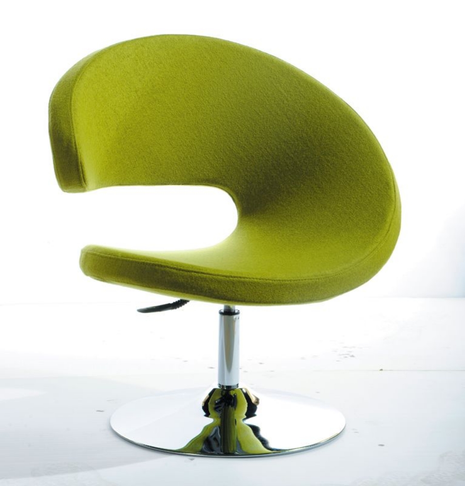 Picture of Modrest Adara Modern Green Fabric Lounge Chair