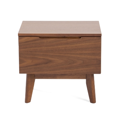 Picture of Modrest Lewis Mid-Century Modern Walnut Nightstand