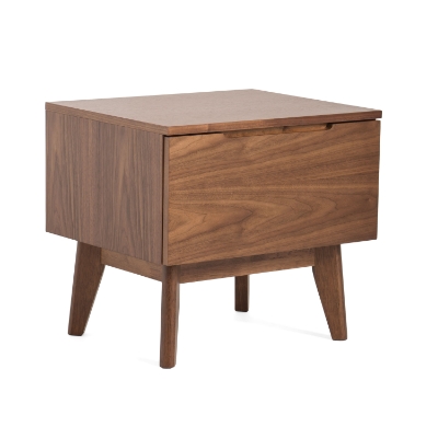 Picture of Modrest Lewis Mid-Century Modern Walnut Nightstand