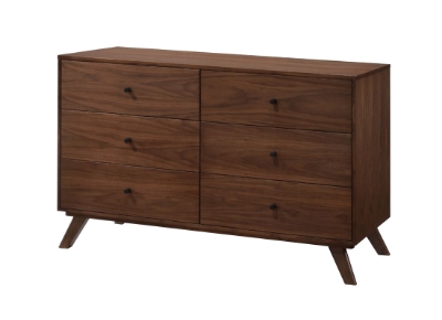 Picture of Modrest Addison Mid-Century Modern Walnut Dresser