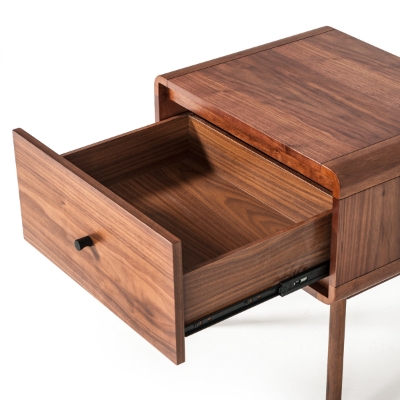 Picture of Modrest Marshall Mid-Century Modern Walnut Nightstand