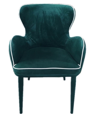 Picture of Modrest Tigard Modern Green Fabric Dining Chair