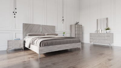 Picture of Nova Domus Alexa Italian Modern Grey Bedroom Set