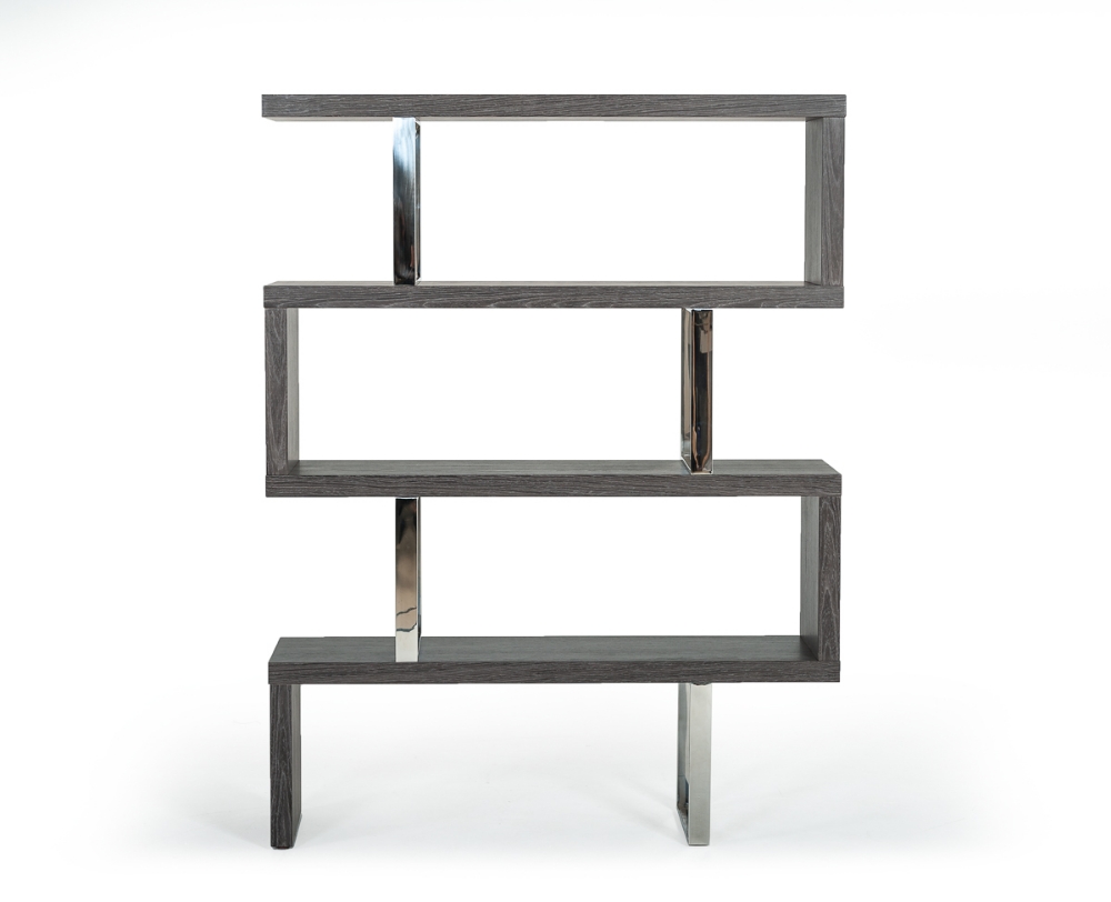 Picture of Modrest Maze Modern Grey Elm Bookcase