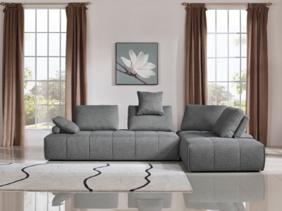 Picture of Divani Casa Edgar - Modern Grey Fabric Modular Sectional Sofa