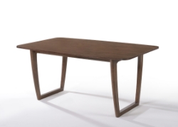 Picture of Modrest Jordan Modern Walnut & Grey Dining Set