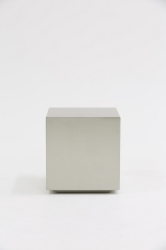 Picture of Modrest Anvil Modern Brushed Stainless Steel End Table