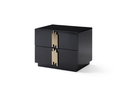 Picture of Modrest Token Modern Black & Gold Bedroom Set