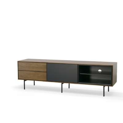 Picture of Modrest Kenny Modrest Walnut & Grey TV Stand