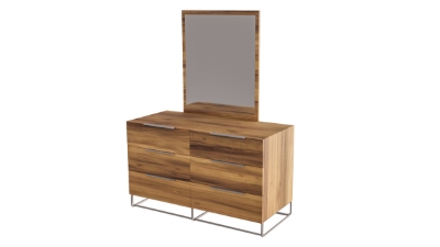 Picture of Nova Domus Lorenzo Italian Modern Light Oak Bedroom Set