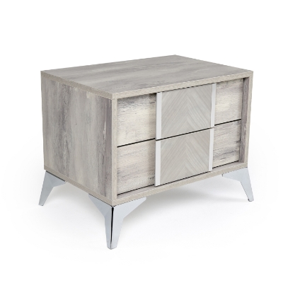 Picture of Nova Domus Alexa Italian Modern Grey Nightstand