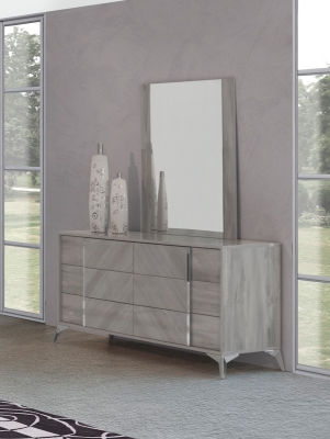 Picture of Nova Domus Alexa Italian Modern Grey Mirror