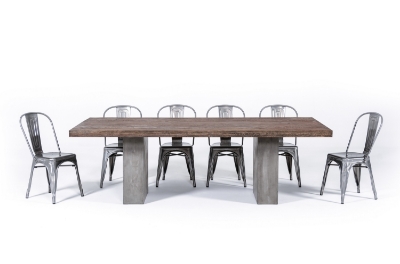 Picture of Modrest Renzo Modern Oak & Concrete 94" Dining Table