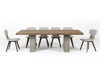 Picture of Modrest Renzo Modern Oak & Concrete 118" Dining Table