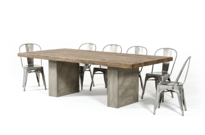 Picture of Modrest Renzo Modern Oak & Concrete 118" Dining Table