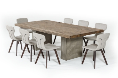 Picture of Modrest Renzo Modern Oak & Concrete 118" Dining Table