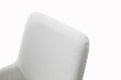 Picture of Modrest Robin Modern White Bonded Leather Dining Chair