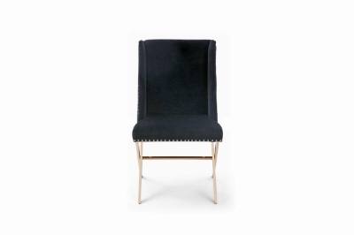 Picture of Modrest Alexia Modern Black & Rosegold Dining Chair