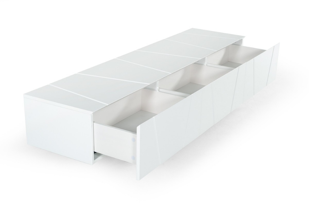 Picture of Modrest Chrysler Modern White TV Stand