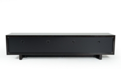 Picture of Modrest Chadwick Modern Ebony & Rosegold TV Stand