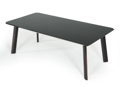 Picture of Modrest Chadwick Modern Ebony & Rosegold Dining Table