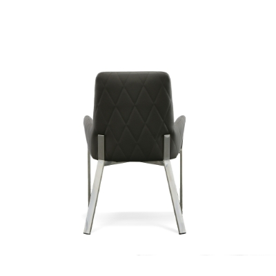 Picture of Modrest Robin Modern Grey Bonded Leather Dining Chair