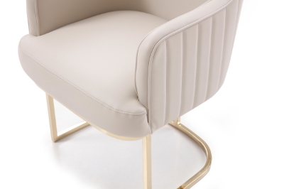 Picture of Modrest Tyler - Modern Grey + Gold Dining Chair