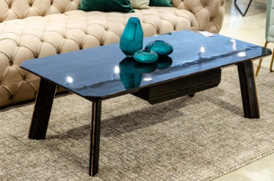 Picture of Modrest Chadwick Modern Ebony & Rosegold Coffee Table