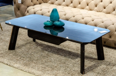 Picture of Modrest Chadwick Modern Ebony & Rosegold Coffee Table