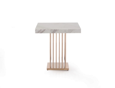 Picture of Modrest Kingsley Modern Marble & Rosegold End Table