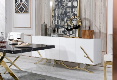 Picture of Modrest Legend Modern White & Gold Buffet