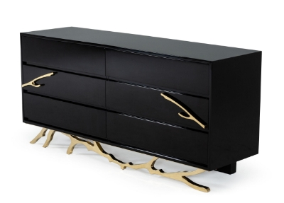 Picture of Modrest Legend Modern Black & Gold Dresser