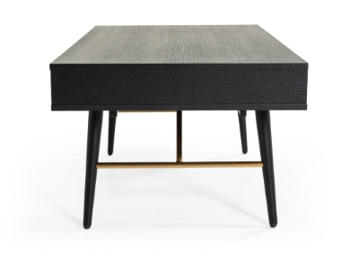 Picture of Modrest Billy Modern Black Oak & Gold Coffee Table