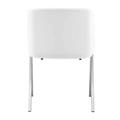 Picture of Modrest Darcy Modern White Leatherette Dining Chair (Set of 2)