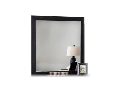 Picture of Nova Domus Tabitha Modern Dark Brown Recycled Pine Mirror