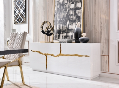 Picture of Modrest Aspen Modern White & Gold Buffet