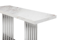 Picture of Modrest Kingsley Modern Marble & Stainless Steel Console Table