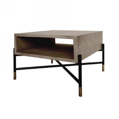 Picture of Modrest Walker Modern Concrete & Metal End Table