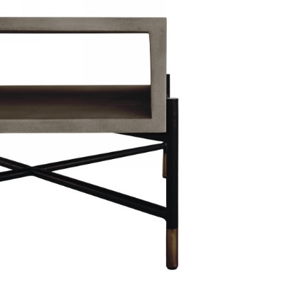 Picture of Modrest Walker Modern Concrete & Metal End Table