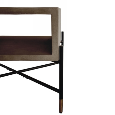 Picture of Modrest Walker Modern Concrete & Metal Coffee Table